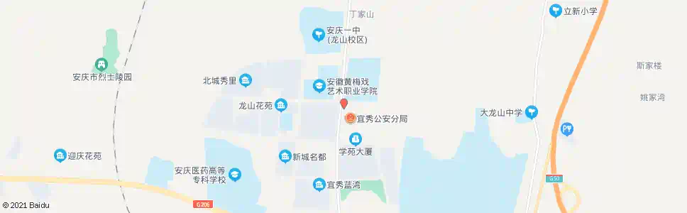 安庆宜秀区法院_公交站地图_安庆公交_妙搜公交查询2025