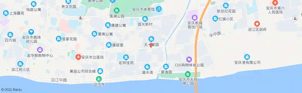 安庆棋盘山(华棋口腔)_公交站地图_安庆公交_妙搜公交查询2025