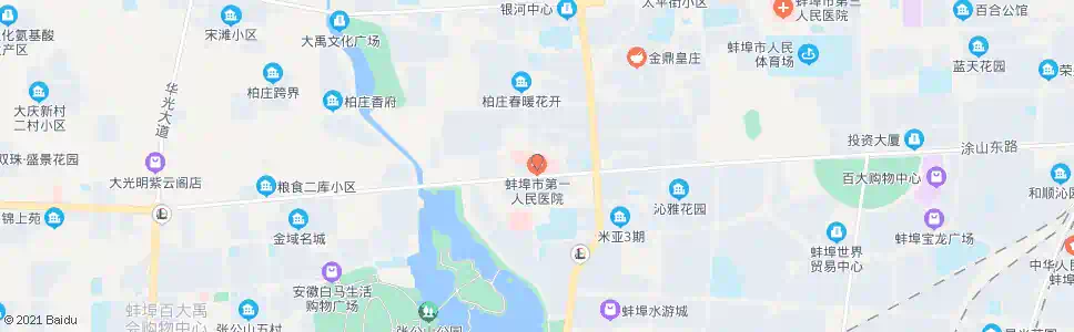 蚌埠第一医院门诊部_公交站地图_蚌埠公交_妙搜公交查询2025