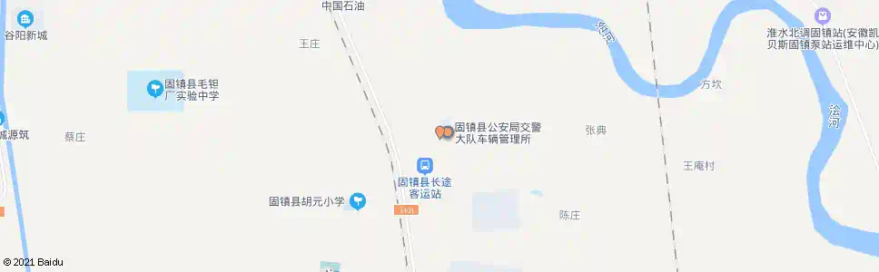 蚌埠新车管所(老山村)_公交站地图_蚌埠公交_妙搜公交查询2025