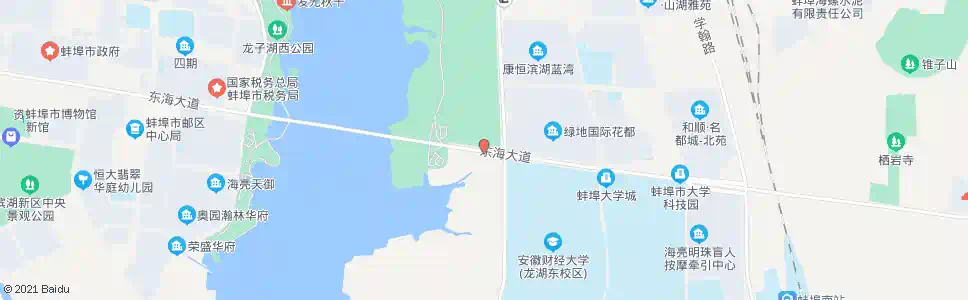 蚌埠东海大道(曹山路)_公交站地图_蚌埠公交_妙搜公交查询2025