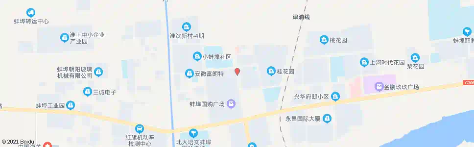 蚌埠丽景天成仙林苑_公交站地图_蚌埠公交_妙搜公交查询2025