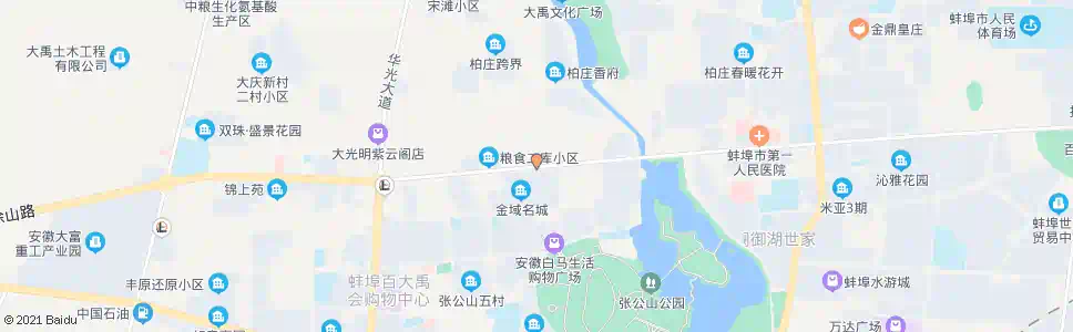 蚌埠金域名城_公交站地图_蚌埠公交_妙搜公交查询2025
