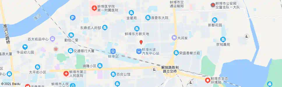 蚌埠第三中学(长途汽车中心站)_公交站地图_蚌埠公交_妙搜公交查询2025