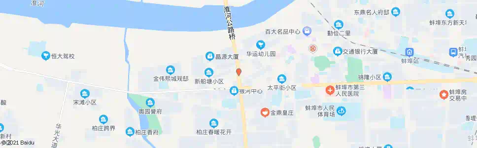 蚌埠朝阳路淮河路_公交站地图_蚌埠公交_妙搜公交查询2025
