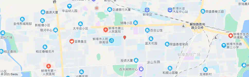 蚌埠延安路体育路_公交站地图_蚌埠公交_妙搜公交查询2025