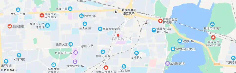蚌埠解放路涂山路_公交站地图_蚌埠公交_妙搜公交查询2025