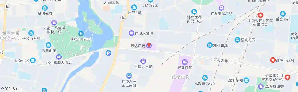 蚌埠万达广场_公交站地图_蚌埠公交_妙搜公交查询2025