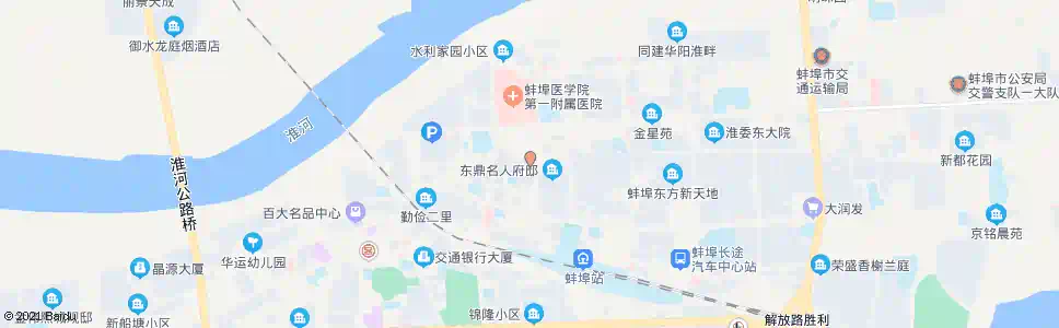 蚌埠光明街_公交站地图_蚌埠公交_妙搜公交查询2025