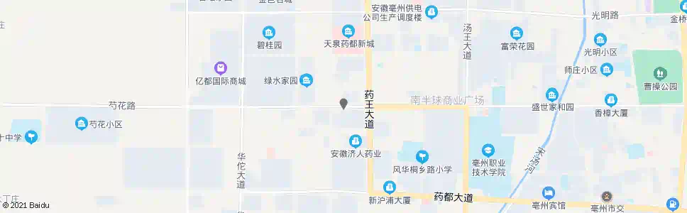 亳州援康药业_公交站地图_亳州公交_妙搜公交查询2025