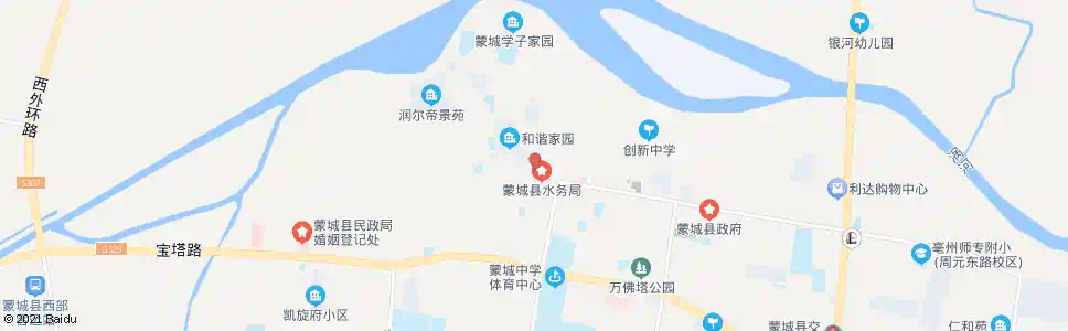 亳州二中_公交站地图_亳州公交_妙搜公交查询2025