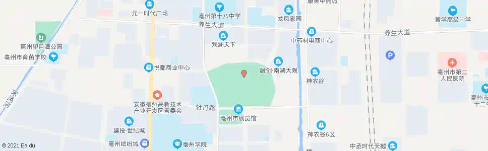 亳州市政公园_公交站地图_亳州公交_妙搜公交查询2025