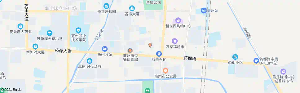 亳州三曹南路口_公交站地图_亳州公交_妙搜公交查询2025