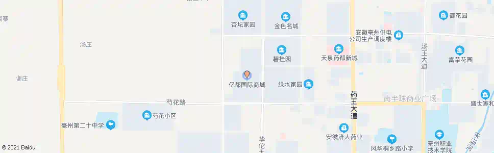 亳州亿都国际商城售楼部_公交站地图_亳州公交_妙搜公交查询2025