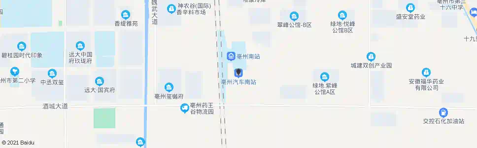 亳州中心汽车站_公交站地图_亳州公交_妙搜公交查询2025