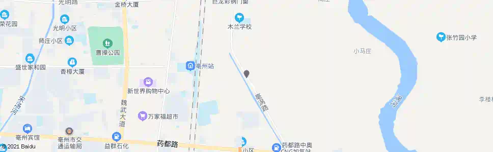 亳州火车站货场_公交站地图_亳州公交_妙搜公交查询2025
