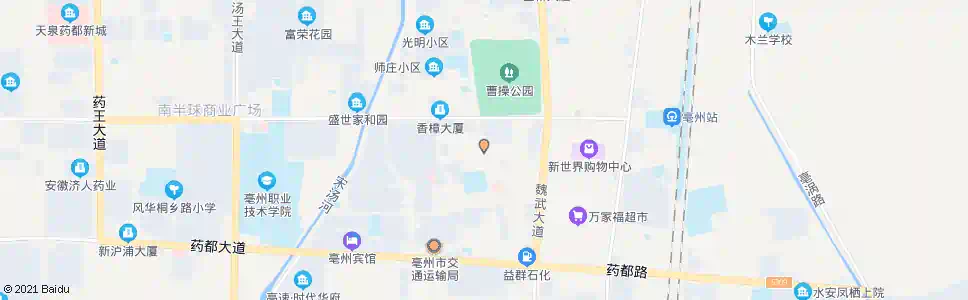 亳州谯城区法院_公交站地图_亳州公交_妙搜公交查询2025