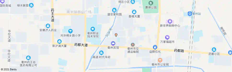 亳州国购名都_公交站地图_亳州公交_妙搜公交查询2025