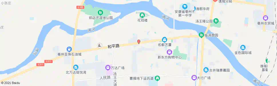 亳州花戏楼_公交站地图_亳州公交_妙搜公交查询2025