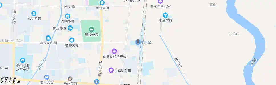 亳州C小区_公交站地图_亳州公交_妙搜公交查询2025