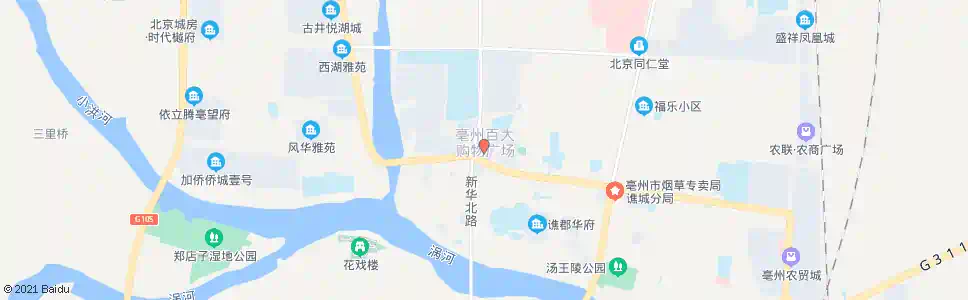 亳州百大购物广场_公交站地图_亳州公交_妙搜公交查询2025