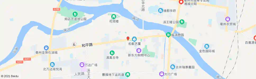 亳州北门口_公交站地图_亳州公交_妙搜公交查询2025