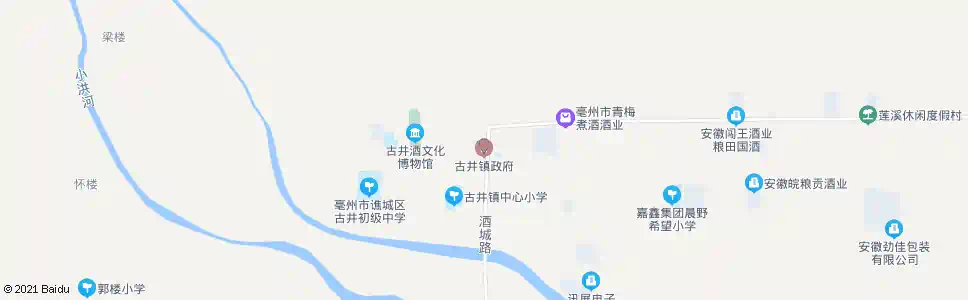 亳州古井剧院_公交站地图_亳州公交_妙搜公交查询2025