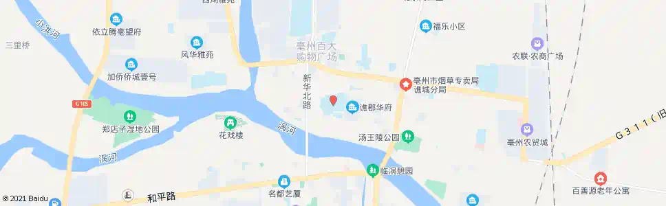 亳州一中南校_公交站地图_亳州公交_妙搜公交查询2025