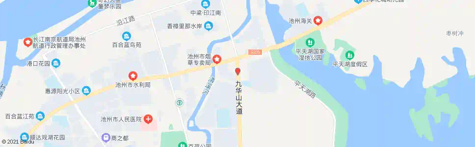 池州九华山大道路口_公交站地图_池州公交_妙搜公交查询2025