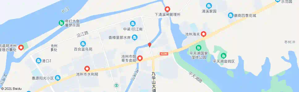 池州清溪半岛_公交站地图_池州公交_妙搜公交查询2025