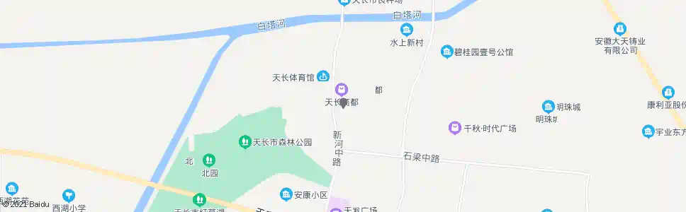 滁州天长小学_公交站地图_滁州公交_妙搜公交查询2025