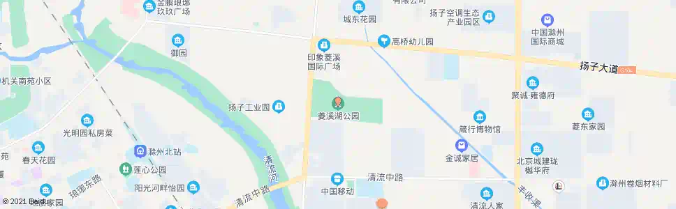滁州菱溪湖公园_公交站地图_滁州公交_妙搜公交查询2025