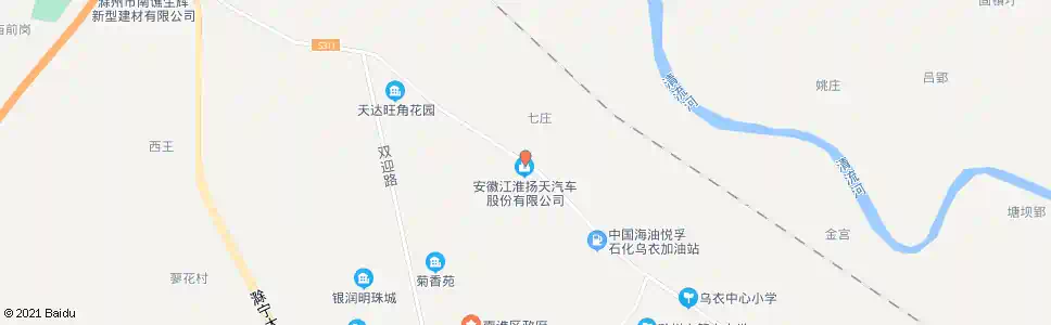 滁州江淮扬天公司_公交站地图_滁州公交_妙搜公交查询2025