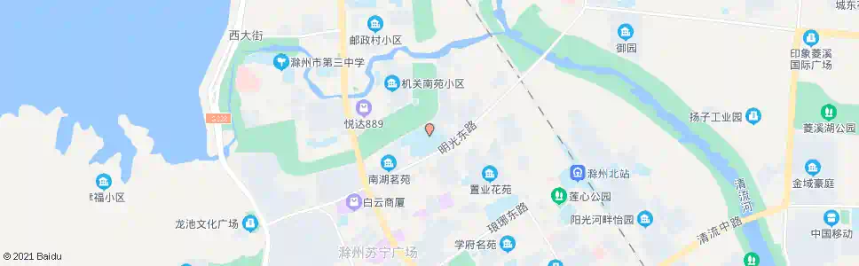 滁州二中_公交站地图_滁州公交_妙搜公交查询2025