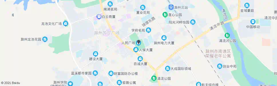 滁州人民广场_公交站地图_滁州公交_妙搜公交查询2025