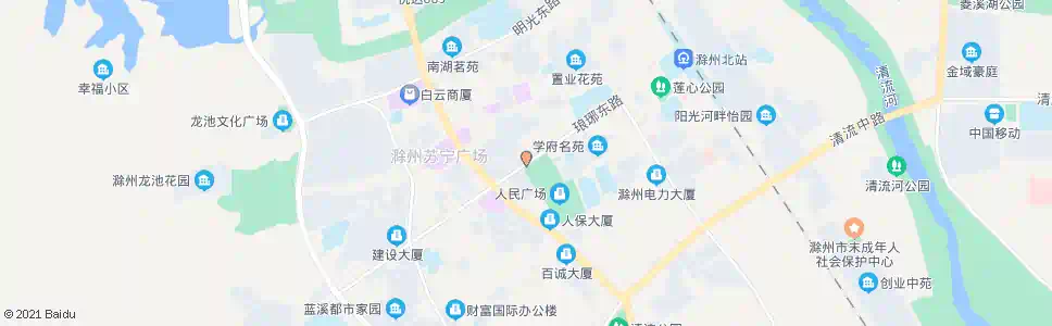 滁州滁州大剧院_公交站地图_滁州公交_妙搜公交查询2025