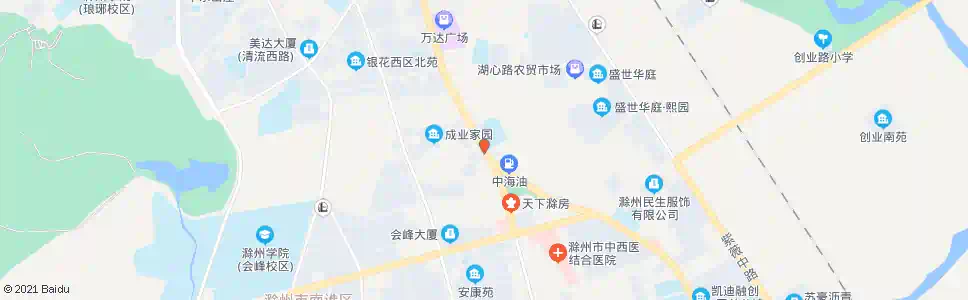滁州八中_公交站地图_滁州公交_妙搜公交查询2025