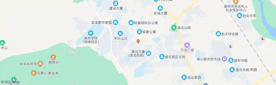 滁州清流医院_公交站地图_滁州公交_妙搜公交查询2025