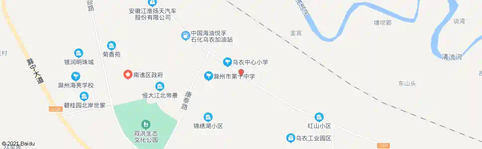滁州汽运驾校_公交站地图_滁州公交_妙搜公交查询2025