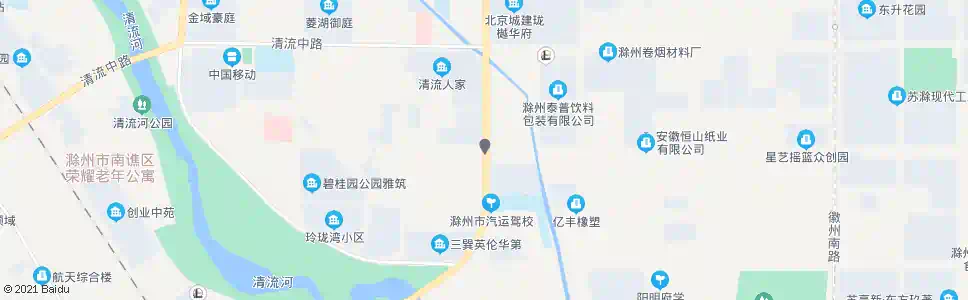 滁州上海南路_公交站地图_滁州公交_妙搜公交查询2025