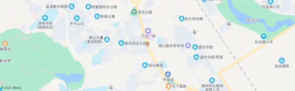 滁州银花新村_公交站地图_滁州公交_妙搜公交查询2025