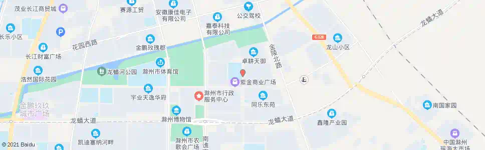 滁州同乐路_公交站地图_滁州公交_妙搜公交查询2025