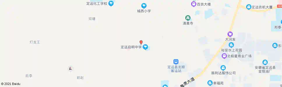 滁州启明中学_公交站地图_滁州公交_妙搜公交查询2025