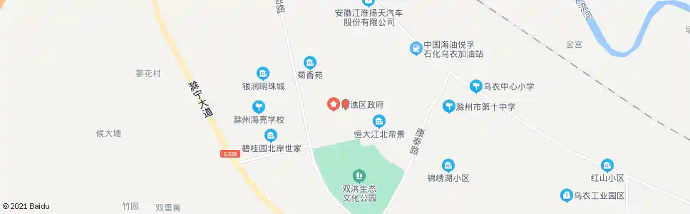 滁州乌衣镇政府_公交站地图_滁州公交_妙搜公交查询2025