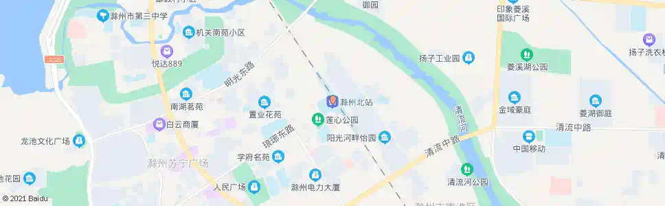 滁州五岔路北_公交站地图_滁州公交_妙搜公交查询2025