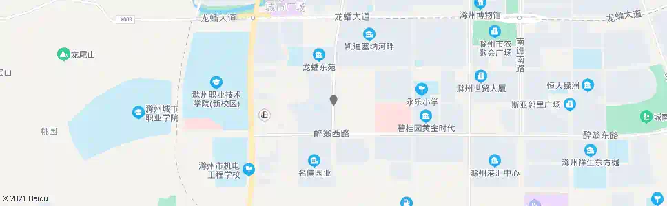 滁州龙蟠南苑东门_公交站地图_滁州公交_妙搜公交查询2025