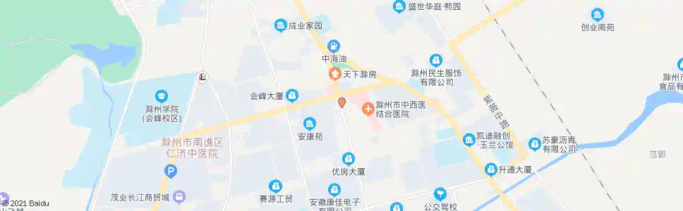 滁州中西结合医院_公交站地图_滁州公交_妙搜公交查询2025
