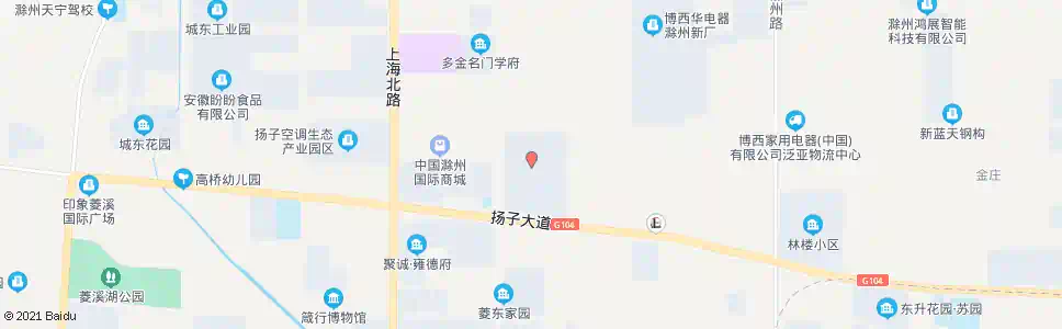 滁州东菱电器_公交站地图_滁州公交_妙搜公交查询2025