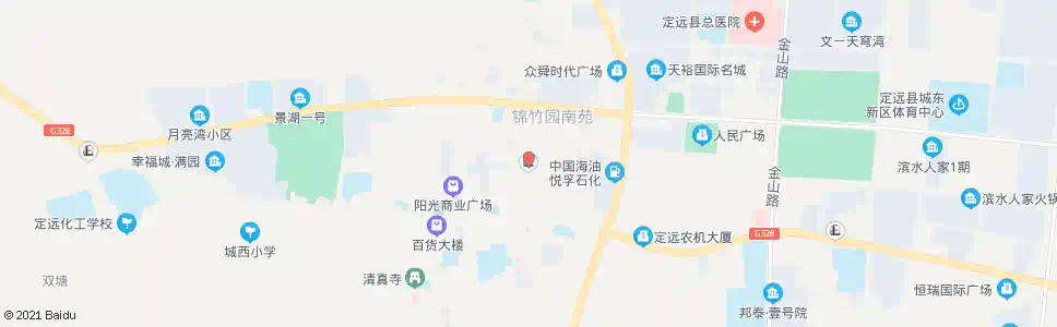 滁州城中加油站_公交站地图_滁州公交_妙搜公交查询2025
