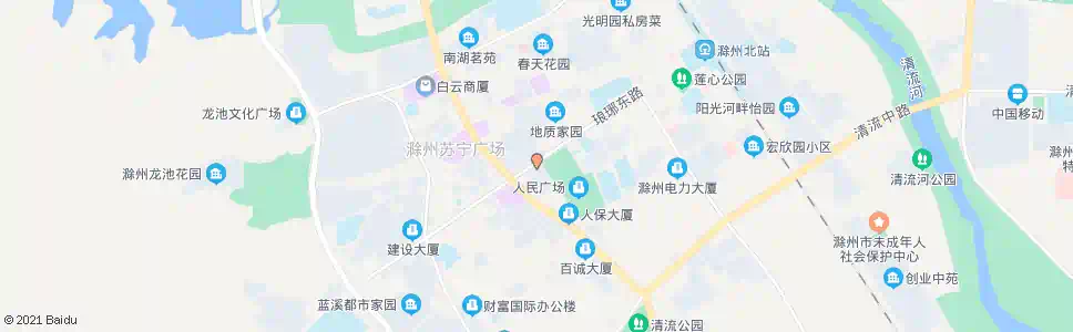 滁州体育馆南门_公交站地图_滁州公交_妙搜公交查询2025